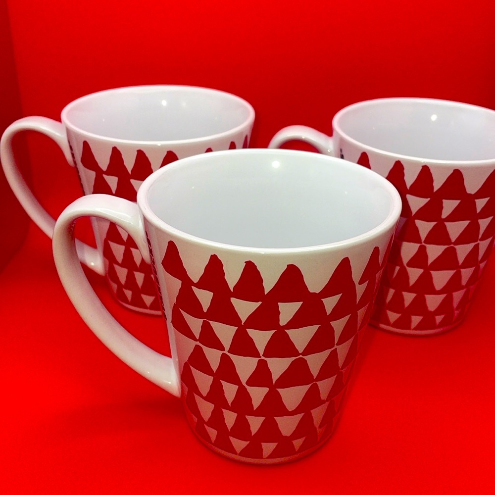 2016 Starbucks - 9.6oz Mugs - Set of 3